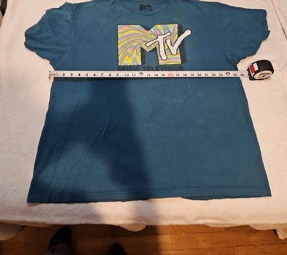 MTV Music Television Distressed Logo Tee Size XL - Picture 4 of 4